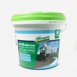 จระเข้ เฟล็กซ์ฟชิลด์สีเทา ขนาด 1kg จระเข้ ซีเมนต์ทากันซึมชนิดยืดหยุ่นสีเทา (ชนิดส่วนผสมเดียว)ขนาด 1kg