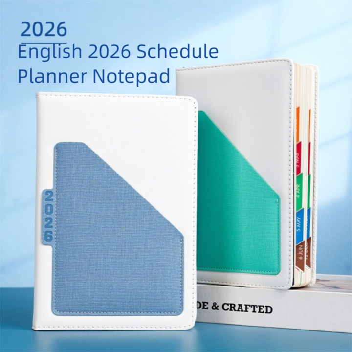 KENDRARY 12 tháng Sổ ghi chép kế hoạch lịch trình 2026 Tiếng Anh Chống ...