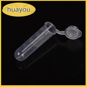 huayou 30pcs 5ml พลาสติก centrifuge Lab ทดสอบหลอดขวดตัวอย่างภาชนะที่มีฝา 5ml พลาสติก centrifuge Lab ทดสอบหลอดขวดตัวอย่างภาชนะที่มีฝา30ชิ้น หลอดทดสอบพลาสติกขนาด30pcs 5ml พร้อมหลอด centrifuge CLEAR พร้อม Lip with graduation EP TUBE ใหม่30pcs 5 ml พลาสติก ce