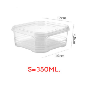 AM888 กล่องเก็บถนอมอาหาร บรรจุของได้เยอะ กล่องเก็บอาหาร เข้าไมโครเวฟได้