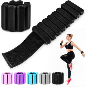 Wrist & Ankle Weights for Women Men Adjustable Wrist Weighted Bracelet for Home Gym Workout Walking Running Travel Pilate Yoga ExerciseStrength Training. Set of 2 (1Lb Each) (Pink)