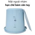 Xô sọc 15L HOKORI nhựa VIỆT NHẬT cao cấp 5238 - Nắp đậy, quai xách, đựng nước, gạo, đá. 