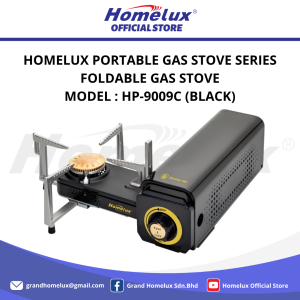 (PROMOTION!!!) HOMELUX PORTABLE GAS STOVE SERIES FOLDABLE GAS STOVE HP-9009 Dapur Gas Outdoor Camping Steamboat