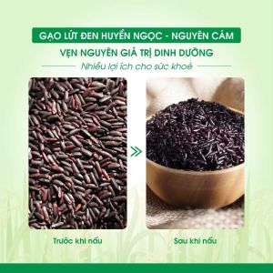 2KG Gạo Lứt Đen Huyền Ngọc Tốt Cho Sức Khỏe