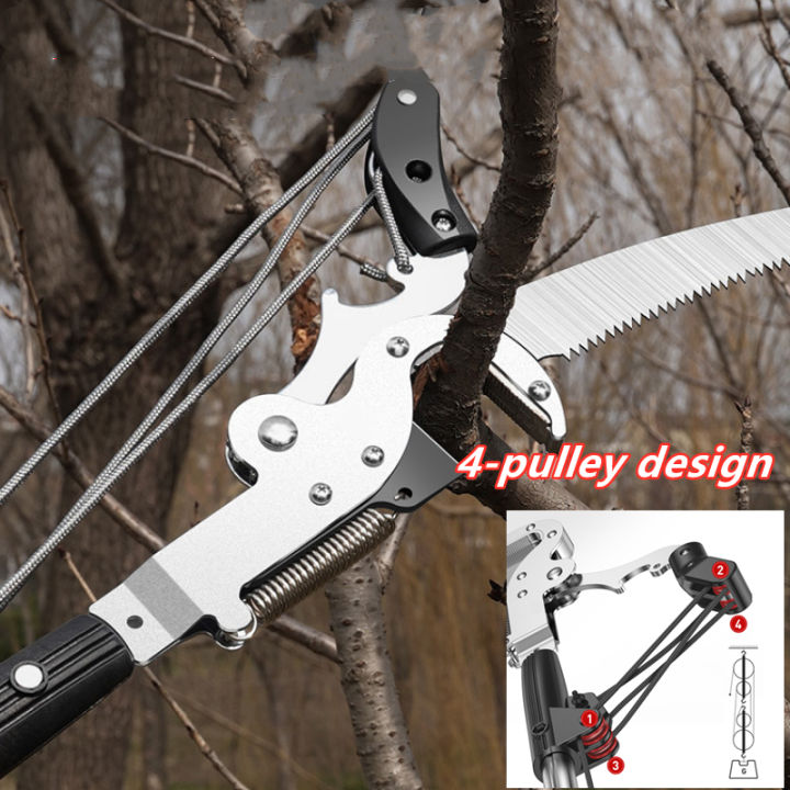Big Mac Saw with Pole Branch Pruning Saw Telescopic Pruner with Saw