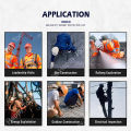 ABS Safety Helmet Protective Cap Worker Job Site Construction Head Protection Proof Yellow Topi Keselamatan. 