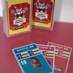 Kartu Kwartet Mandarin PREMIUM Card Set Isi 60 Kualitas Bagus Aneka Karakter Anak Motif Hewan Profesi Alam Kuartet Quartet Permainan Teplek Gambar Umbul Potrek Potret Koleksi Mainan Tradisional Jadul Tebal Glossy Mewah Game Murah Shopping Arena Malang