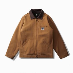 Work Jacket Vintage Pria Dewasa bahan kanvas ring jaket semi parka terbaru