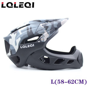 LQLEQI Bicycle downhill helmet riding helmet off-road helmet full-face helmet foxa Full Helmet AM DH XC#