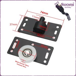 Suomi Sliding Door Rollers Wardrobe Nylon Pulley Hanging Wheel Cabinet Concave Caster