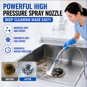 High Pressure Water Gun Nozzle Powerful Cleaning Sprayer Adjustable Pressure Washer Nozzle Heavy Duty Car Washing Garden Watering Tool