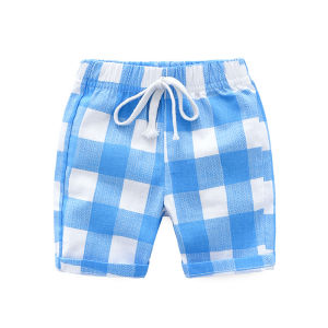 [CHÍNH HÃNG WELLKIDS] Quần đùi kẻ bé trai mỏng hãng WELLKIDS chất cotton mát QN3