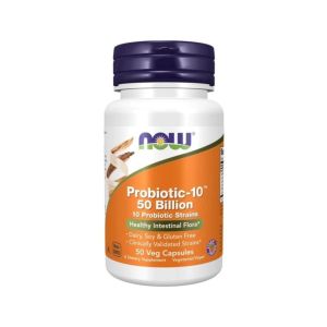Now Food Probiotic-10 + Viên uống hỗ trợ sức khỏe tiêu hóa bổ sung lợi khuẩn cần thiết cho cơ thể - + Giúp cải thiện tình trạng đầy hơi khó tiêu và rối loạn tiêu hóa + Hỗ trợ tăng cường sức khỏe hệ miễn dịch + Giúp duy trì khả năng hấp thu dưỡng chất