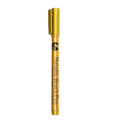 5pcs Pulpen Tinta Emas Dan Silver Spidol Marker Metallic Craftwork Scrapbook Pen Gold Silver