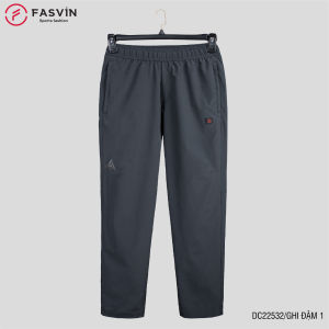 Quần gió thể thao nam Fasvin ống suông 01 lớp vải co giãn cao cấp DC22532.HN