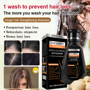 Shampoo Anti Gugur Rambut dan Perkembangan Rambut Jahe Membantu Mengecilkan Poros Rambut Memperhalus Rambut Aman untuk Kulit Kepala Sensitif