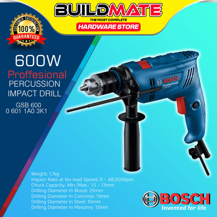Electric Drill Bosch Drill 600w BBUILDMATE Bosch Percussion Impact