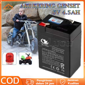 Baterai Aki Kering  6V 45Ah +level baterai / 6v 12ah Baterai UPS Battery Lampu Emergency/Aki Kering Sprayer Elektrik/aki kering 6 volt 4 5 ah original/aki lampu emergency/aki motor anak 6 volt
