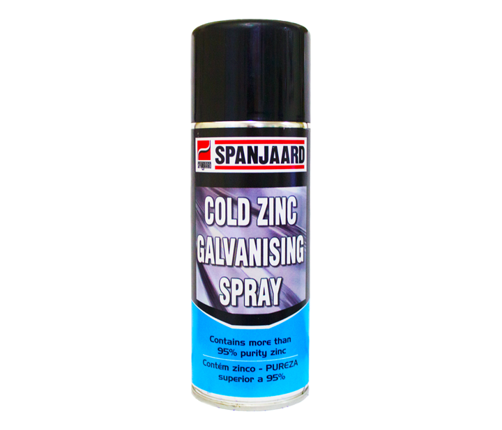 Spanjaard Cold Zinc Galvanizing Spray for Rust Prevention on Steel
