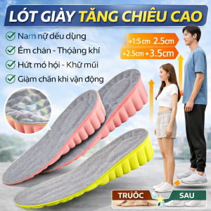 🔥 Giầy tăng chiều cao hàng / Đế giày thoải mái thấm mồ hôi và khử mùi / Đế giày thể thao vô hình hấp thụ sốc