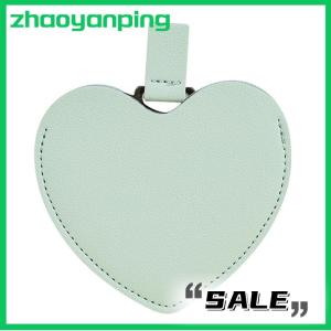 zhaoyanping กระจกแต่งหน้าแต่งหน้าแต่งหน้ากระเป๋าหัวใจกระชับแต่งหน้ากระจกสแตนเลส