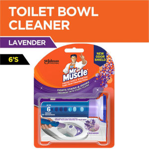 Mr Muscle Fresh Discs Starter Toilet Bowl Cleaning Discs 38g Citrus Lavender Fresh Floral Up To 6Weeks Freshness Long