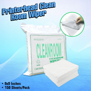 Ultra-Soft Double Knit 100% Polyester Cleanroom Wipes Lint-Free Dust-Removed for Printers & Electronics 9x9 Inches 150 Sheets/Pack