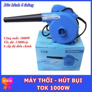 Máy thổi bụi TOK Xanh (1000W) - Hút khỏe Thổi khỏe - Sử dụng trong dọn dẹp công trình nhà cửa