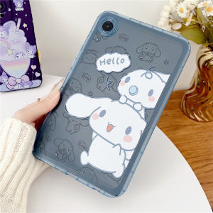 Blue Kuromi Case For Samsung Galaxy Tab A7 A8 A9 A9+ S6 Lite S9 S9FE S10FE 5G SM-T225 X110 P610 X210 X710 X510 X520 10.9 10.4 10.5 11.0 inch Tablet Kids Cute Cartoon Soft TPU Back Cover