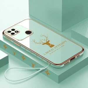 Soft Case REALME 12 PRO / 12 PRO+/ C67 / NARZO 50A / 50I / 50I PRIME / 50A PRIME / REALME NARZO 50 Silicone Softcase Plating Deer