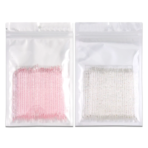 50Pcs Double Ended Acrylic Cuticle Pushers Stylish And Practical Nail Sticks For Efficient Manicure And Pedicure