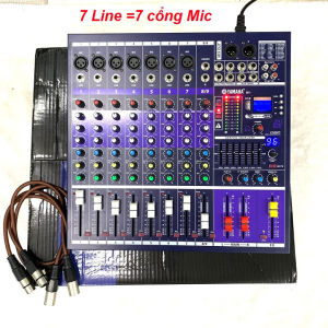Mixer M11 tích hợp vang số99 hiệu ứng Reverb-USSB-Bluetooth Ghép dàn KaraokeLoa kéoLivestream-Tặng dây canon kết nối