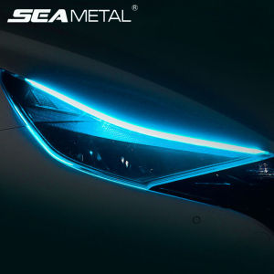 12V Car Led Light Strip DRL Daytime Running Lamp Strips Flexible LED Auto Headlight Surface Decorative Lamp Turn Signal Lights
