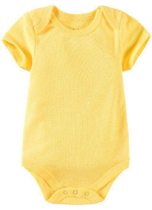 Baby onesie (Plain Yellow) | Lazada PH