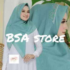 HIJAB BELLA SQUARE PAYET TERBARU / SEGI EMPAT PAYET / HIJAB PESTA