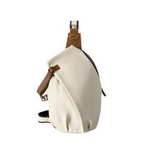 HUIHEYU Large Capacity Mens Chest Bag Solid Color Waterproof Casual Phone Pouch Casual Multifunctional Nylon Crossbody Bag Boys