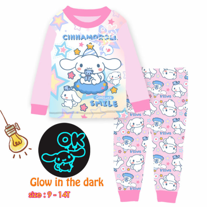#81067 Cuddleme Girl Cinnamoroll Glow in The Dark pyjamas / Cinnamoroll ...