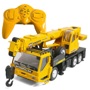 RC Truck Crane Excavator – Remote Control Engineering Construction Vehicle Car Toy for Kids Boys Girls Educational Learning Toy Birthday & Christmas Gift Idea