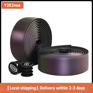 【Local shipping】 Cycling Bicycle Handlebar Tape Light Reflective Bike Bar Tape Wrap Pu Leather
