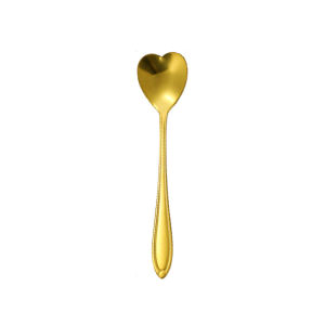 Gratis Ongkir - Sendok Teh Stainless Steel / Sendok Kopi Motif Bunga dan Love / Tea Spoon Mewah