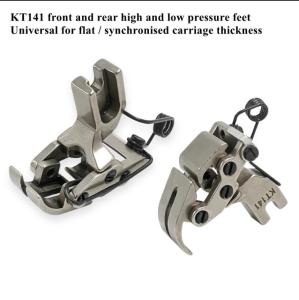 KT141 Hinged Presser Foot Fit Lockstitch Sewing Machine Front And Rear Interaction Through Cross Seam Extra Thick Fabric