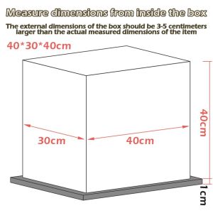 Transparent Acrylic Display For 70657 NINJAGO City Docks Popmart Figurine Labubu Zimomo for Shoes Sneakers Jewelry Collectibles 手办展示盒收纳