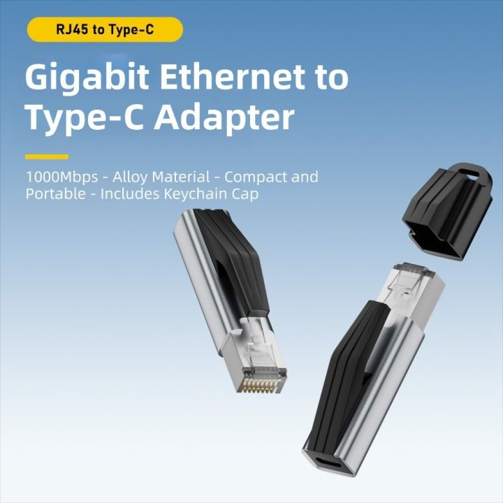 EQUITY Ổn định Bộ chuyển đổi USB C cái sang RJ45 1000Mbps Hợp Đầu nối ...