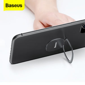 Baseus Mini Finger Ring Holder 3-in-1 Magnetic Metal Phone Stand Mount For iPhone 12 11 Xiaomi Samsung Huawei Oppo Vivo Realme Mobile Phone Accessory