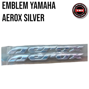 Emblem Yamaha Aerox 155 Sticker Timbul Resin Aerox Stiker Logo Yamaha Aerox Sepasang