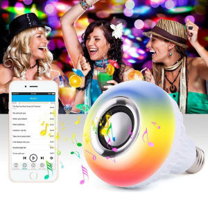 Loa Bluetooth không dây có đèn LED 12W E27