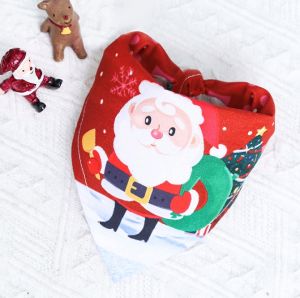 【SG Local】Pet Scarf Adjustable Dog Cat Saliva Tower