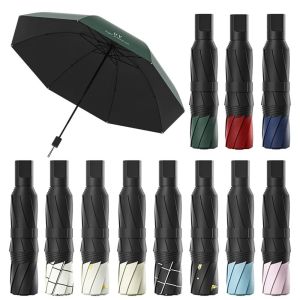 MINUTE UV Protection Pocket Rain Umbrella Manual UPF50+ Sun Umbrella  Ultralight Pocket Parasol Summer