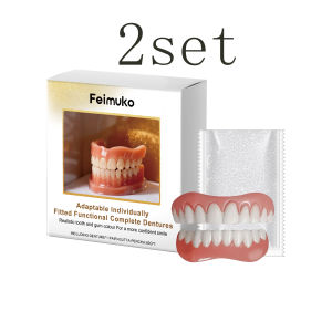 new Premium Denture Cosmetic Kit - Boost Smile Beauty Skin-Friendly Material Confident Smile for Any Occasion Free Shipping