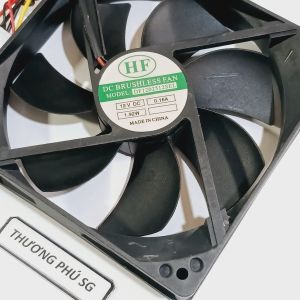 Quạt Case 12Cm dày 2.5Cm / Điện áp 12V DC (Fan Case) đầu cắm ATA 4Pin